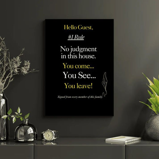 In This House Wall Art, Family Rules Wall Decor, Funny House Rules Sign, Family Quote Printable Christian Family Room Decor, New Home Gift Digital Print