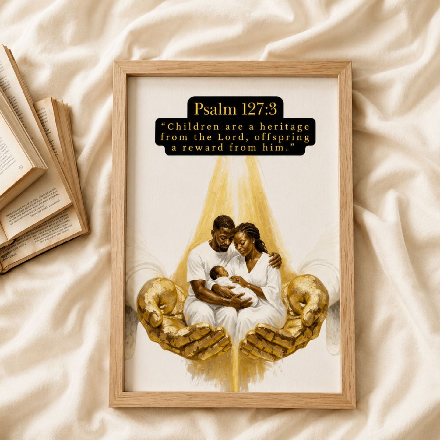 Christian Nursery Wall Art, “Children Are A Gift From The Lord” Bible Verse Print, Minimalist Baby Room Décor, Neutral Nursery Digital Download